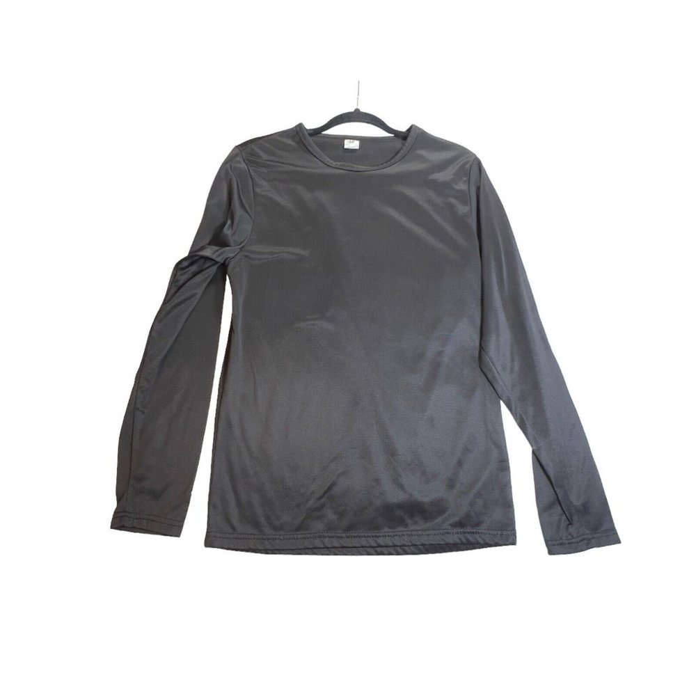 Gold Medal Mens Black Thermal Long Sleeve Base Layer Pullover‎ Size Medium